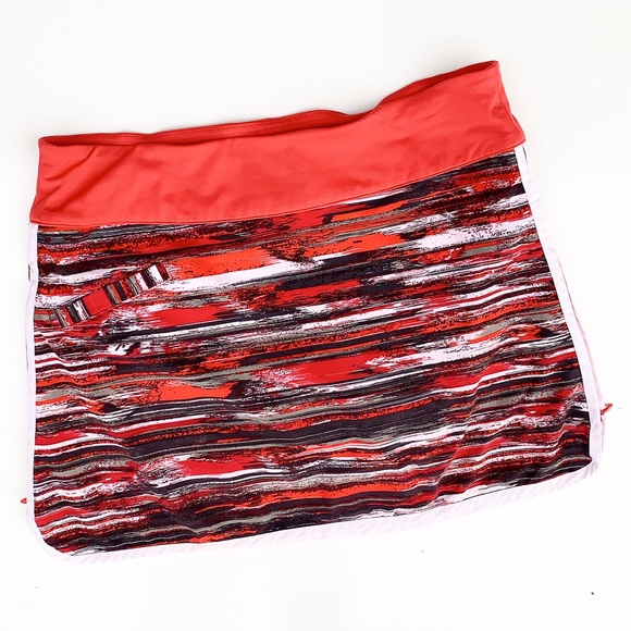 Athleta Dresses & Skirts - Athleta Swift Skort Skirt Space Dye Zipper Pockets